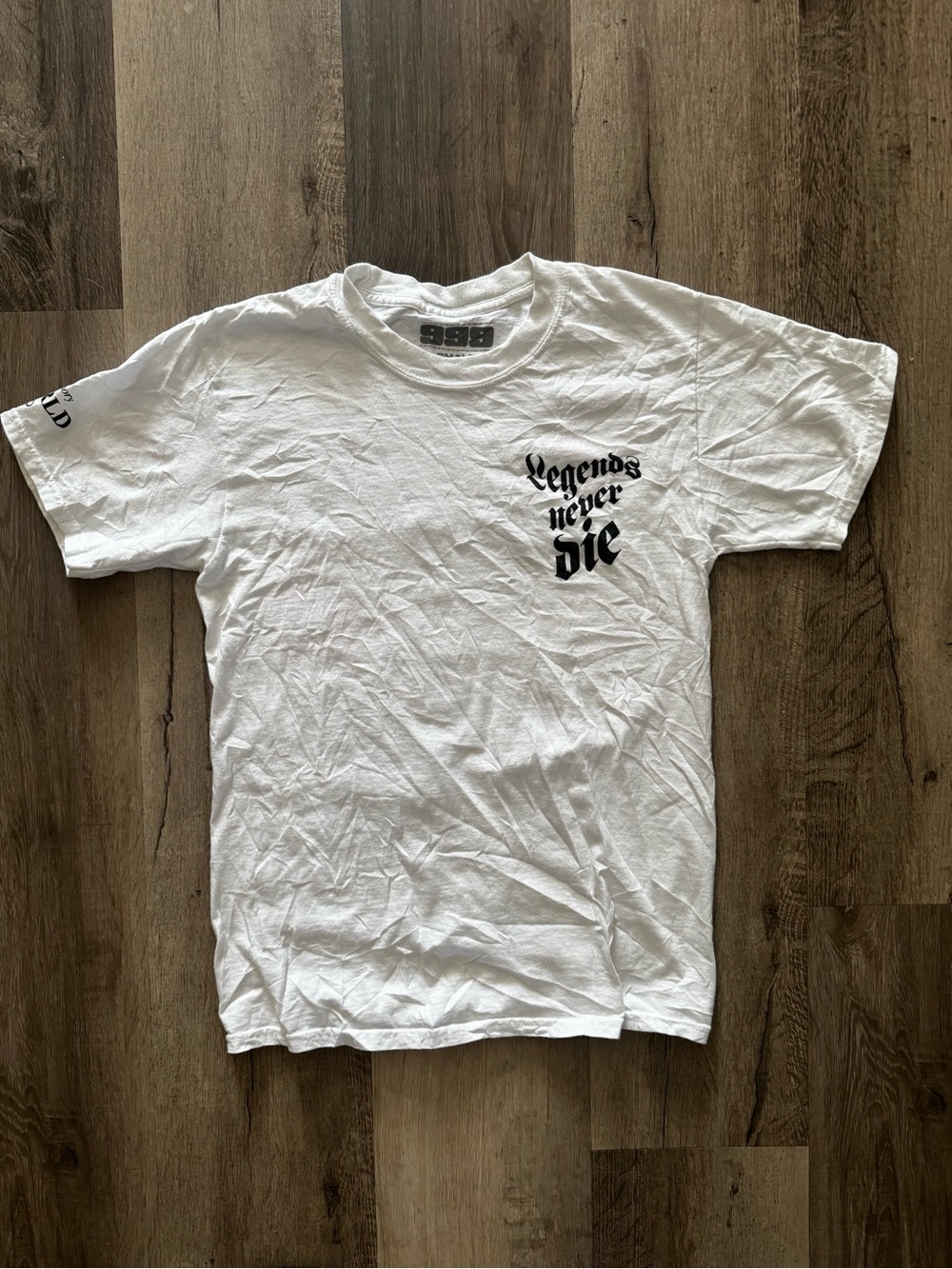 Legends Never Die White Graphic Tee - Juice World